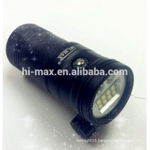 high intensity underwater diving video light flashlight 5000lumen